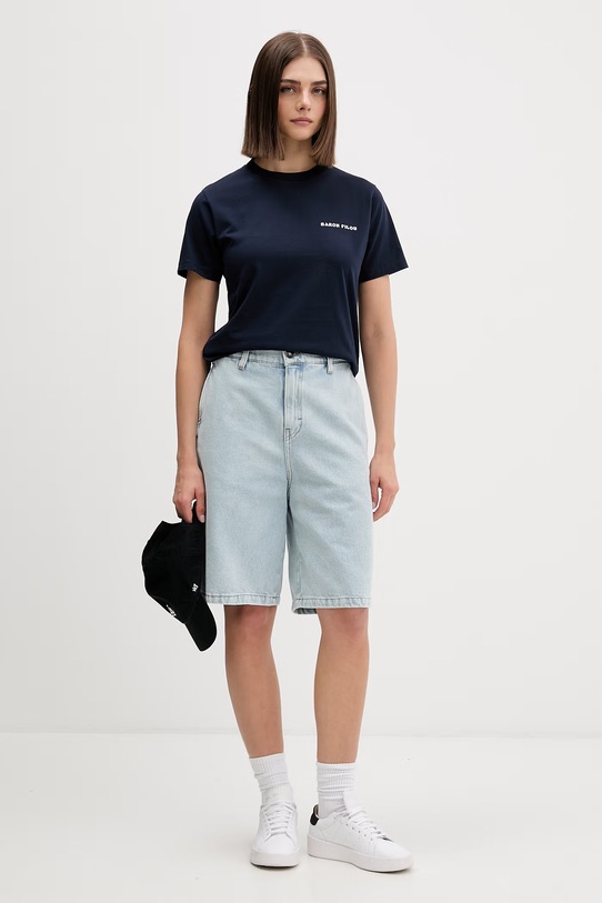 Kaotiko bermudy jeansowe AS006.01.K002 niebieski SS26