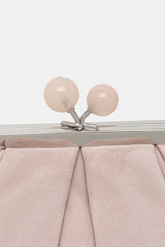 Weekend Max Mara torebka zamszowa AVALOIS różowy 2615511014600