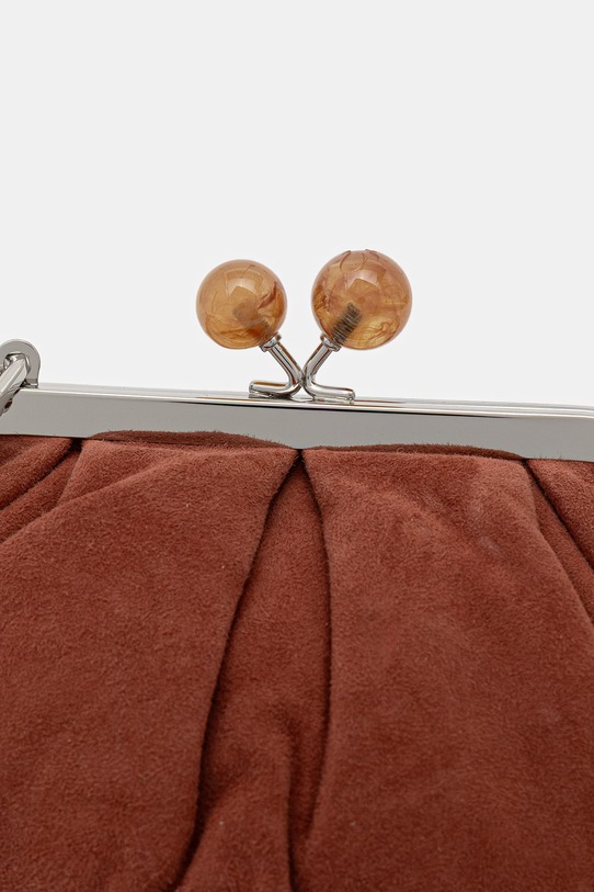 Weekend Max Mara torebka zamszowa AVALOIS brązowy 2615511014600