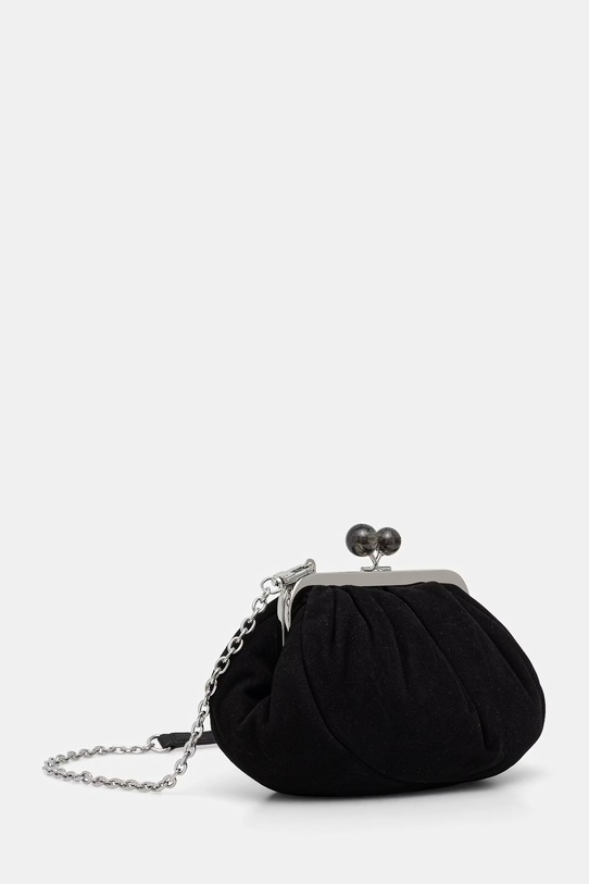 Weekend Max Mara torebka zamszowa AVALOIS 2615511014600 czarny SS26