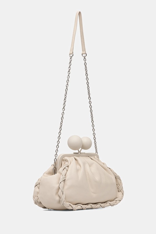 Weekend Max Mara torebka skórzana ALECITO 2615511144600 beżowy SS26