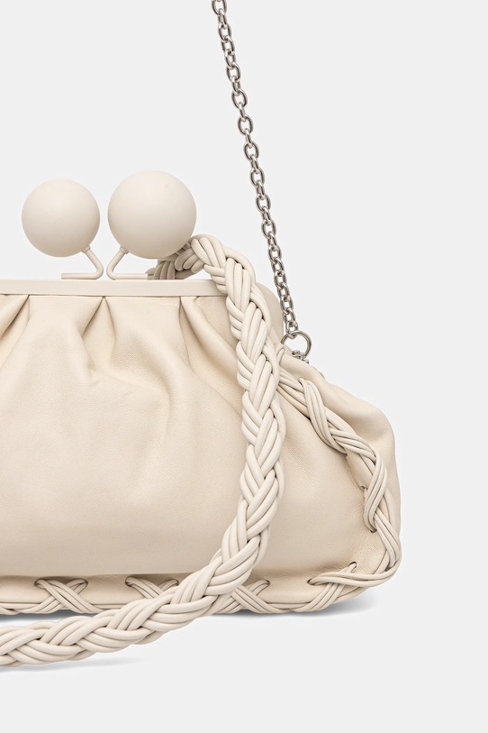 Akcesoria Weekend Max Mara torebka skórzana ALECITO 2615511144600 beżowy