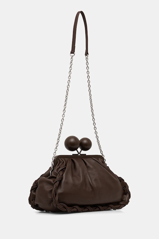 Weekend Max Mara torebka skórzana ALECITO 2615511144600 brązowy SS26