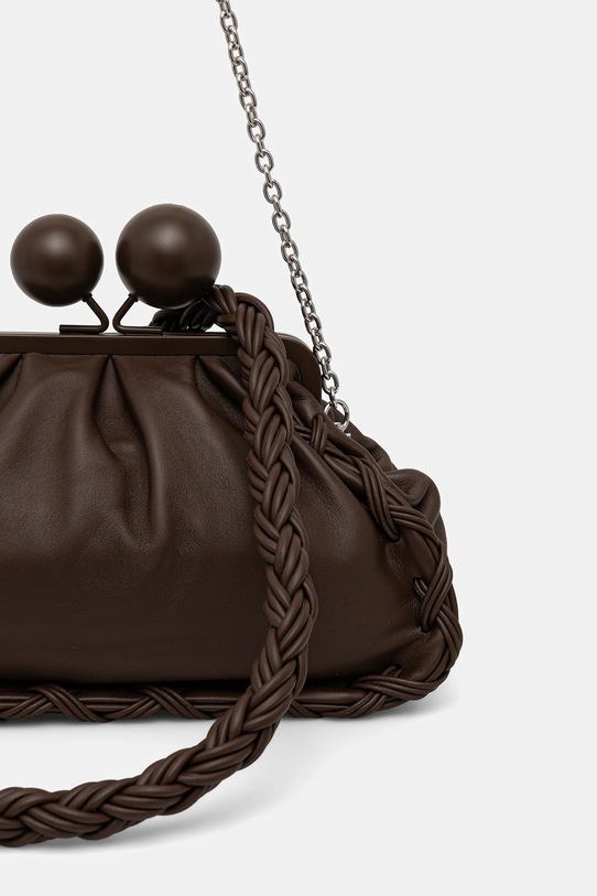 Akcesoria Weekend Max Mara torebka skórzana ALECITO 2615511144600 brązowy