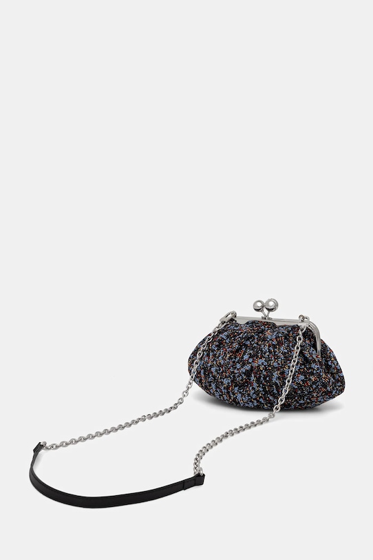 Akcesoria Weekend Max Mara torebka z dodatkiem wełny ACCENNI 2615511154600 niebieski