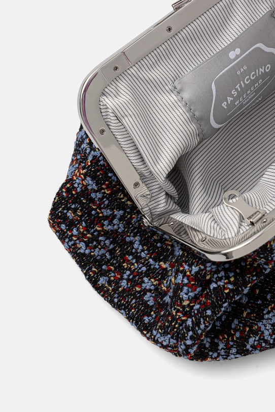 Weekend Max Mara torebka z dodatkiem wełny ACCENNI 2615511154600 niebieski