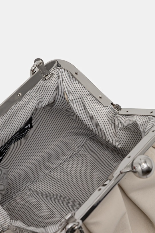 Weekend Max Mara torebka skórzana PRATI 2615511164600 beżowy