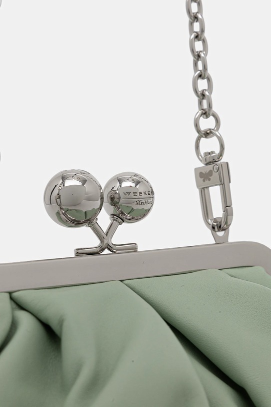 Weekend Max Mara torebka skórzana PRATI zielony 2615511164600