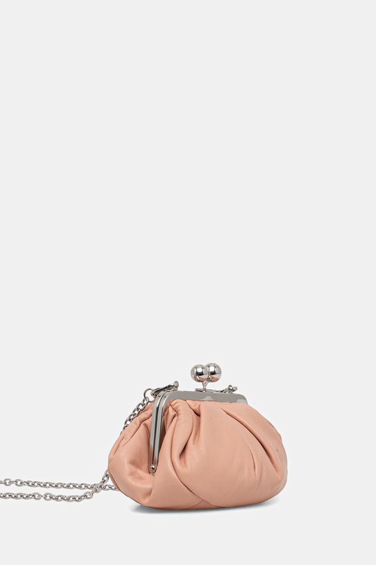 Weekend Max Mara torebka skórzana PRATI 2615511164600 różowy SS26