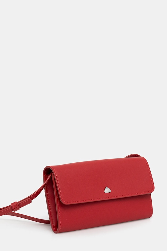 Akcesoria Weekend Max Mara torebka skórzana PEGASO 2615711034600 czerwony