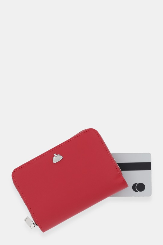 Weekend Max Mara portfel skórzany AFLORES czerwony 2615711044600