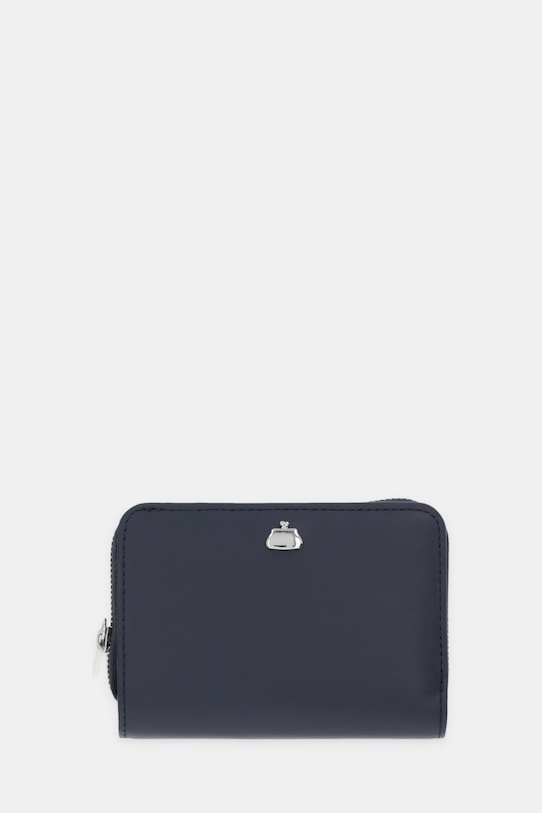 Kožená peňaženka Weekend Max Mara AFLORES usňová koža tmavomodrá 2615711044600