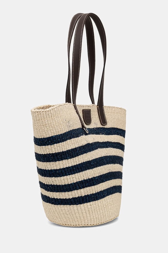 Weekend Max Mara torba plażowa damska pleciona AGENNAIO 2615511015600 niebieski SS26