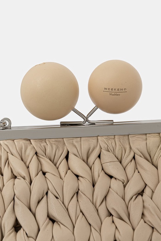 Αξεσουάρ Weekend Max Mara χιαστί γυναικεία δερμάτινη ALIBERO 2615511055600 μπεζ