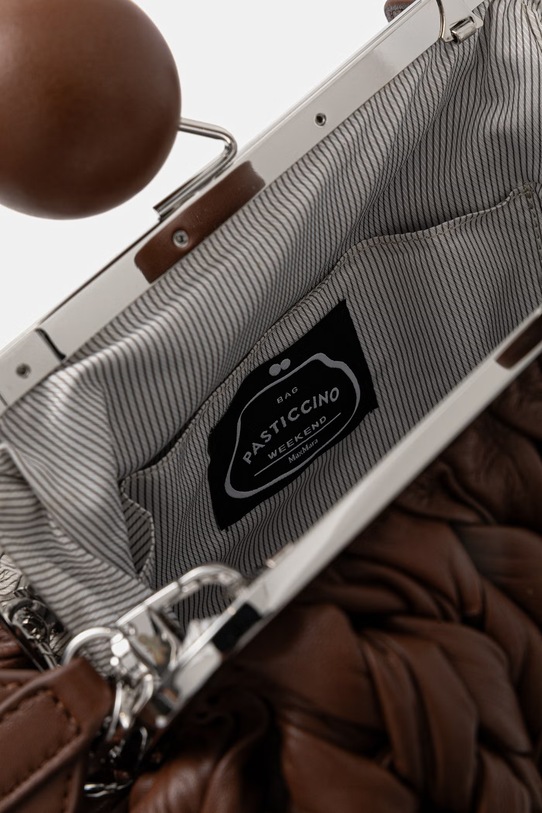 Weekend Max Mara χιαστί γυναικεία δερμάτινη ALIBERO 2615511055600 καφέ