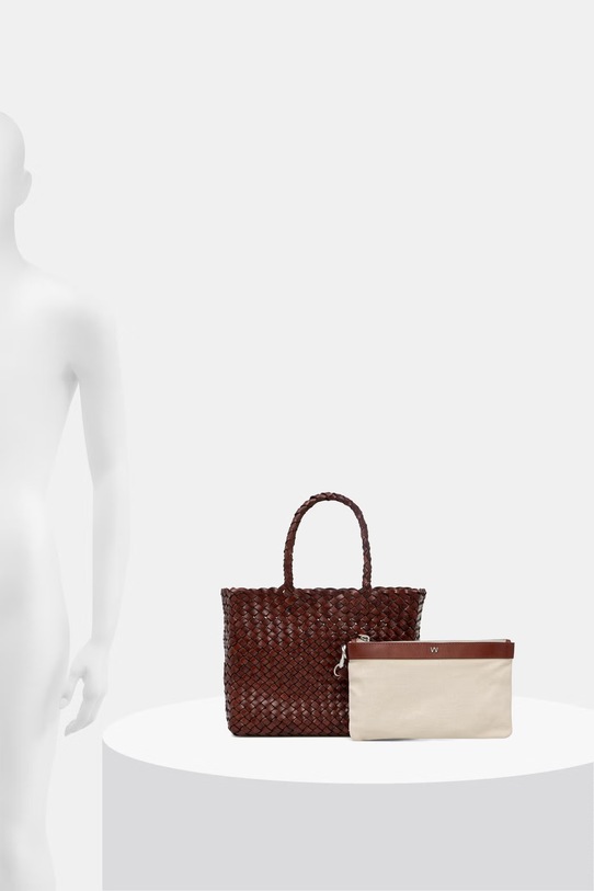 Weekend Max Mara torebka shopper damska skórzana AORLI 2615511065600