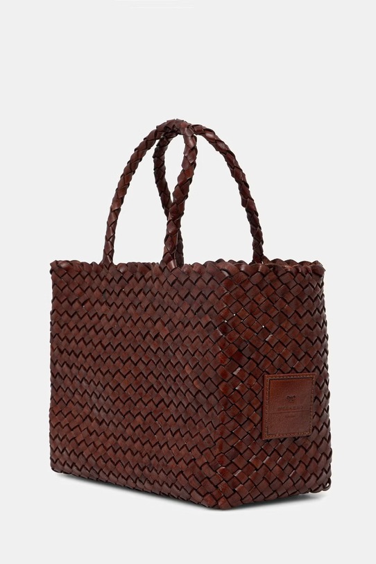 Weekend Max Mara torebka shopper damska skórzana AORLI 2615511065600 brązowy SS26