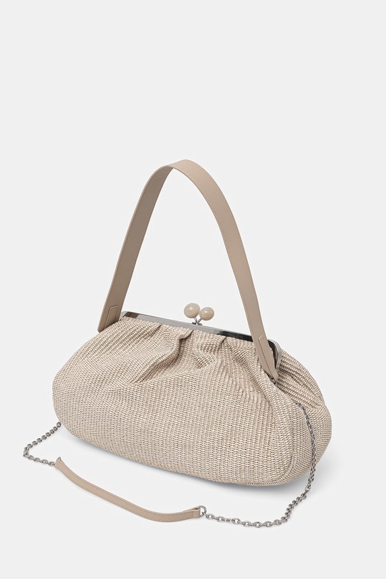 Akcesoria Weekend Max Mara torebka damska ANABARRO 2615511095600 beżowy