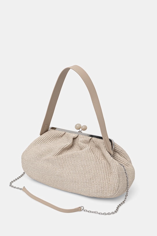 Akcesoria Weekend Max Mara torebka damska ANABARRO 2615511095600 beżowy