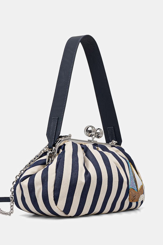 Weekend Max Mara crossbody kabelka dámska AGERUSIA 2615511135600 tmavomodrá SS26