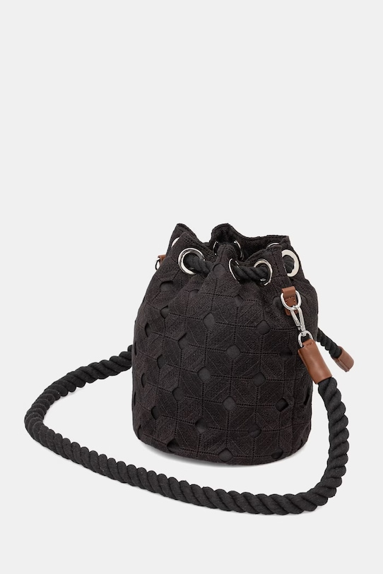 Akcesoria Max Mara Beachwear torebka worek damska AROSO 2616511029600 czarny