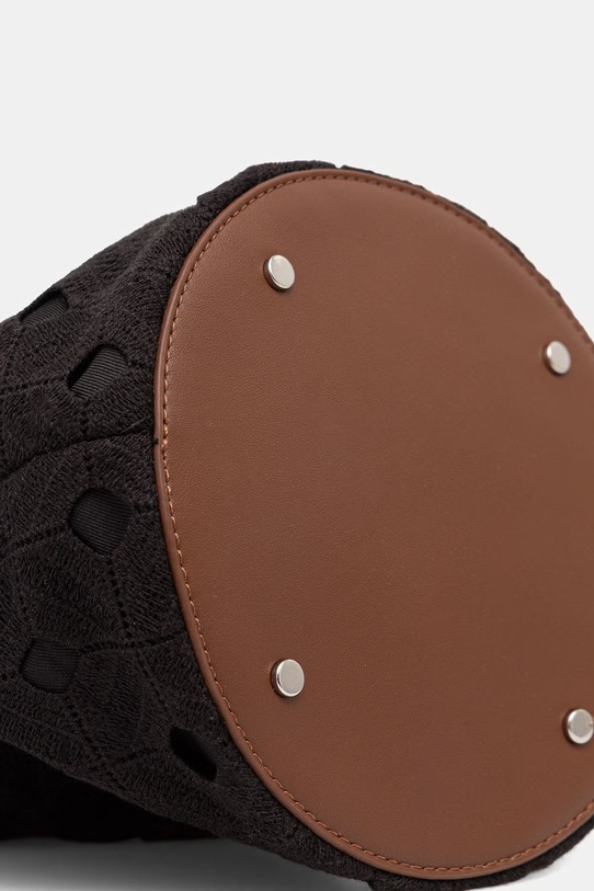 Max Mara Beachwear torebka worek damska AROSO 2616511029600 czarny