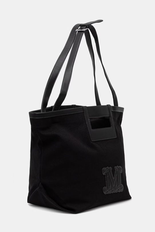 Max Mara Beachwear пляжная сумка для женщин хлопок экрю 2616511039600 чёрный SS26