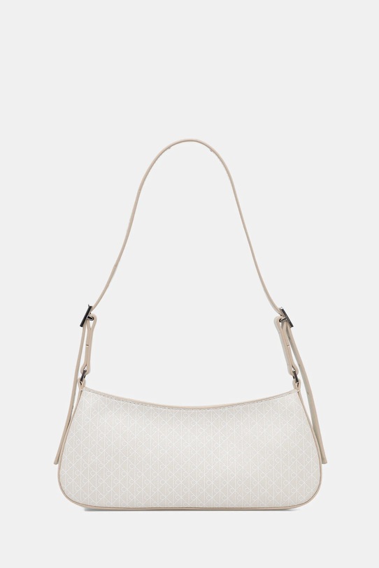 Calvin Klein torebka imitacja skóry licowej beżowy LV04F3324G