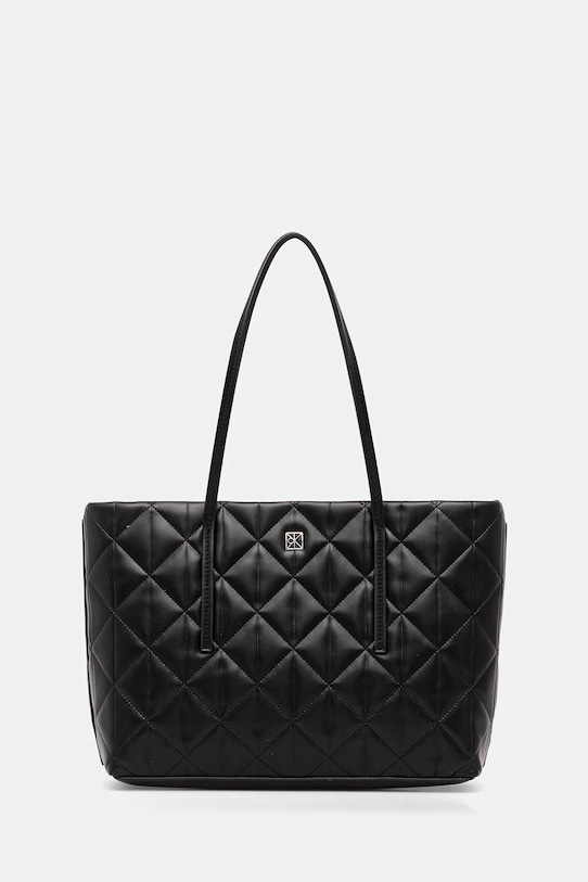 Τσάντα Calvin Klein λεπτό μοτίβο μαύρο LV04F3325G