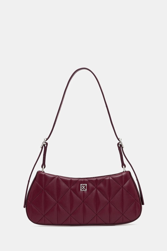 Calvin Klein torebka nie mieści A4 bordowy LV04F3327G