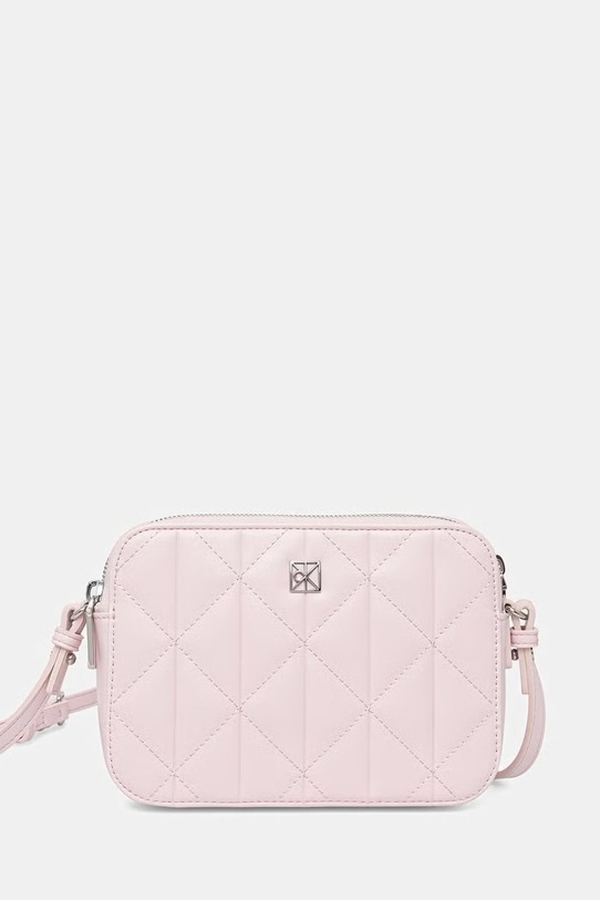 Calvin Klein crossbody kabelka dámska z imitácie kože ružová LV04F3328G
