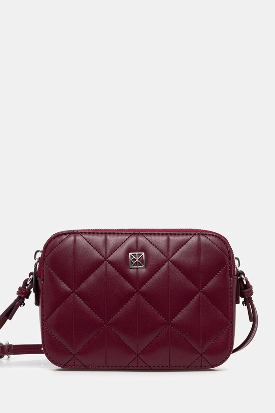 Calvin Klein torebka nie mieści A4 bordowy LV04F3328G