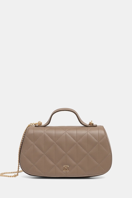 Calvin Klein torebka nie mieści A4 beżowy LV04F3410G