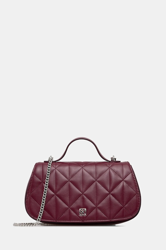 Calvin Klein torebka nie mieści A4 bordowy LV04F3410G