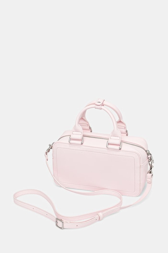 Akcesoria Calvin Klein torebka damska z imitacji skóry LV04F3411G różowy