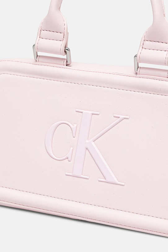 Calvin Klein torebka damska z imitacji skóry różowy LV04F3411G