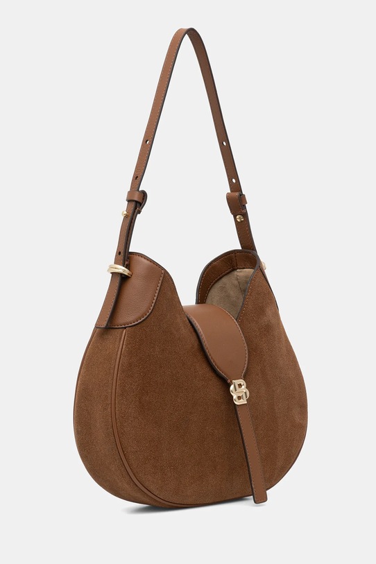 Τσάντα σουέτ BOSS BOSS BEYOND Hobo S 50557954 καφέ SS26