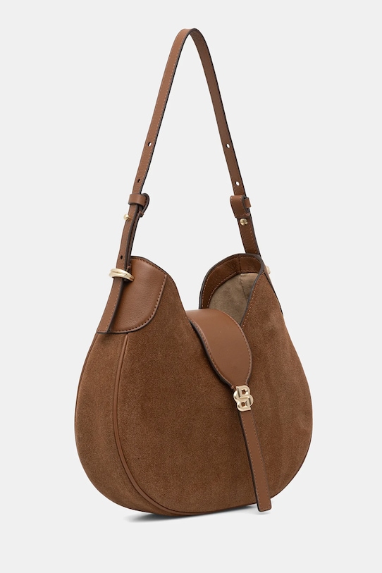 Τσάντα σουέτ BOSS BOSS BEYOND Hobo S 50557954 καφέ SS26