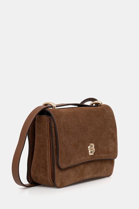 Τσάντα σουέτ BOSS BOSS BEYOND Crossb S 50557961 καφέ SS26