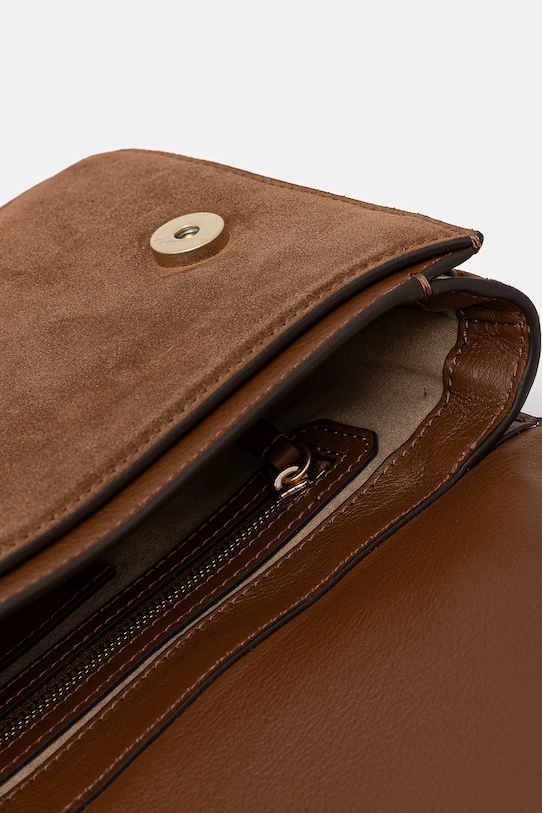 Τσάντα σουέτ BOSS BOSS BEYOND Crossb S 50557961 καφέ