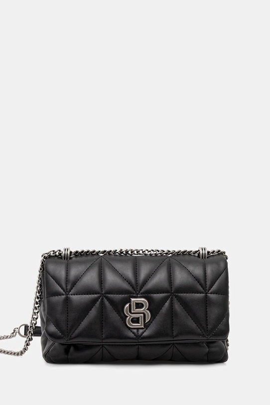 Τσάντα BOSS απομίμηση λείου δέρματος μαύρο 50557972