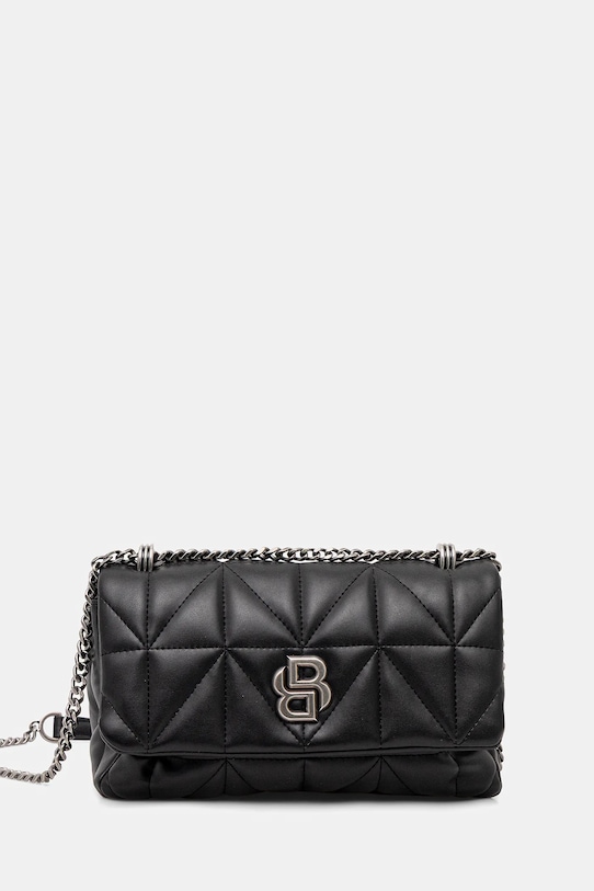 Τσάντα BOSS απομίμηση λείου δέρματος μαύρο 50557972