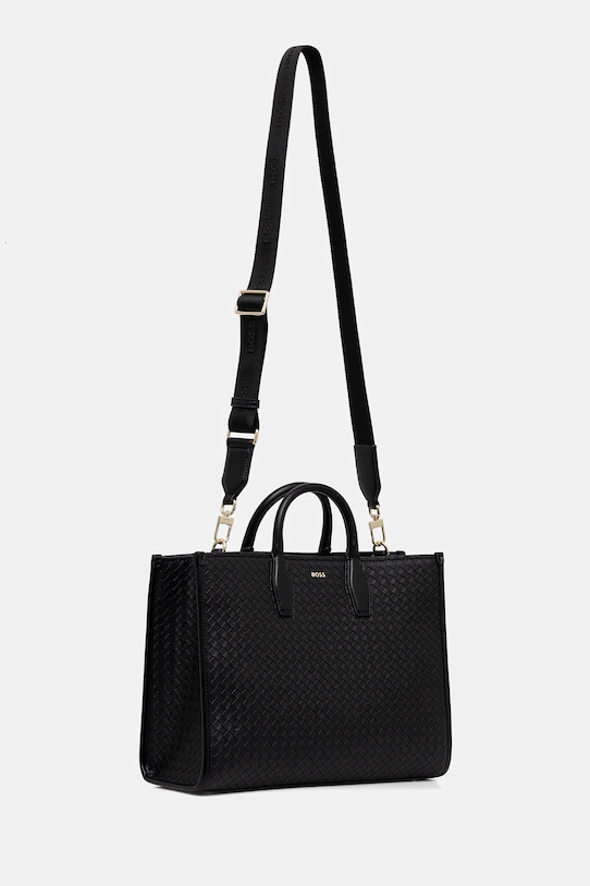 BOSS torebka Sandy Tote SQ 50557997 czarny SS26