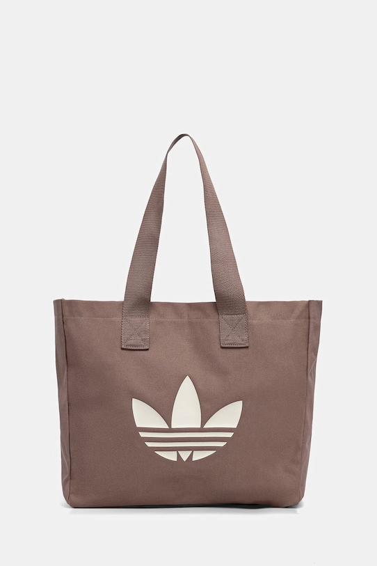 adidas Originals torebka bawełniana mieści A4 brązowy JZ4287