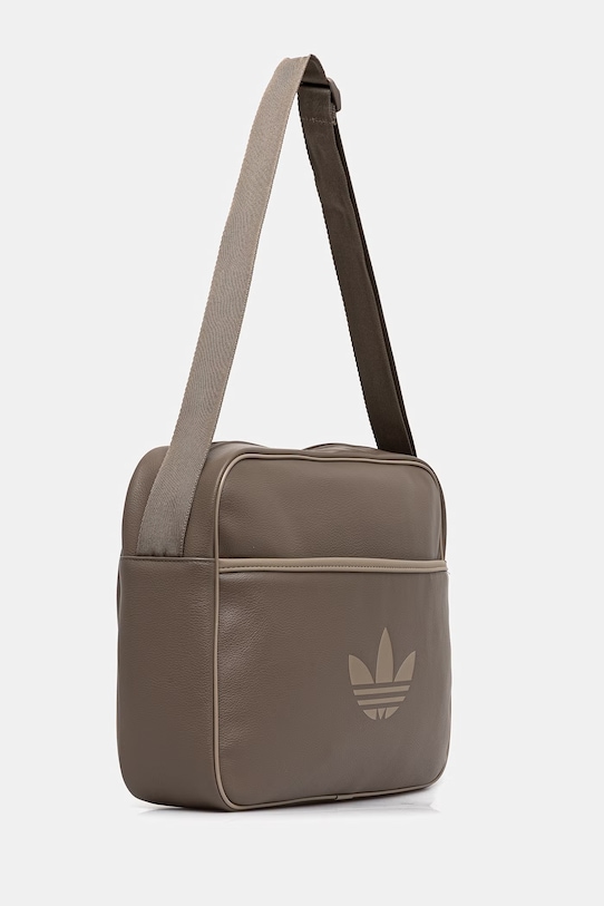 Τσάντα adidas Originals Airliner KD7847 καφέ SS26