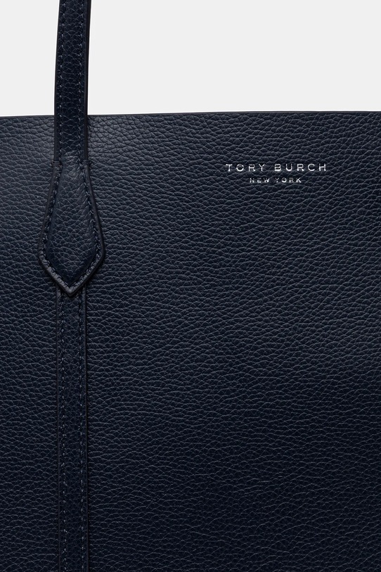 Tory Burch torebka skórzana Perry granatowy 169476.498