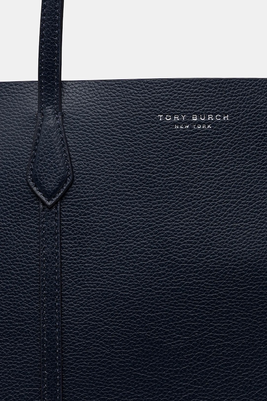Tory Burch torebka skórzana Perry granatowy 169476.498