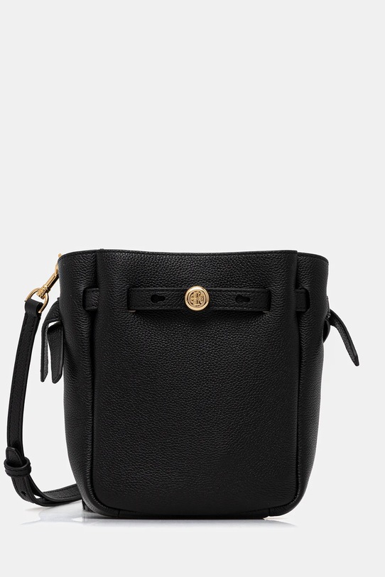 Tory Burch torebka skórzana Roby Small skóra licowa czarny 171002.001