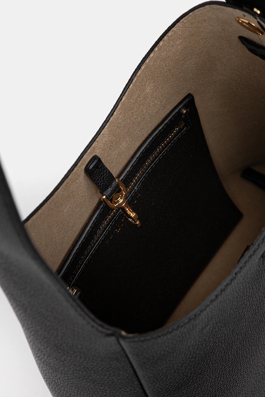 Шкіряна сумочка Tory Burch Romy Small 175172.001 чорний