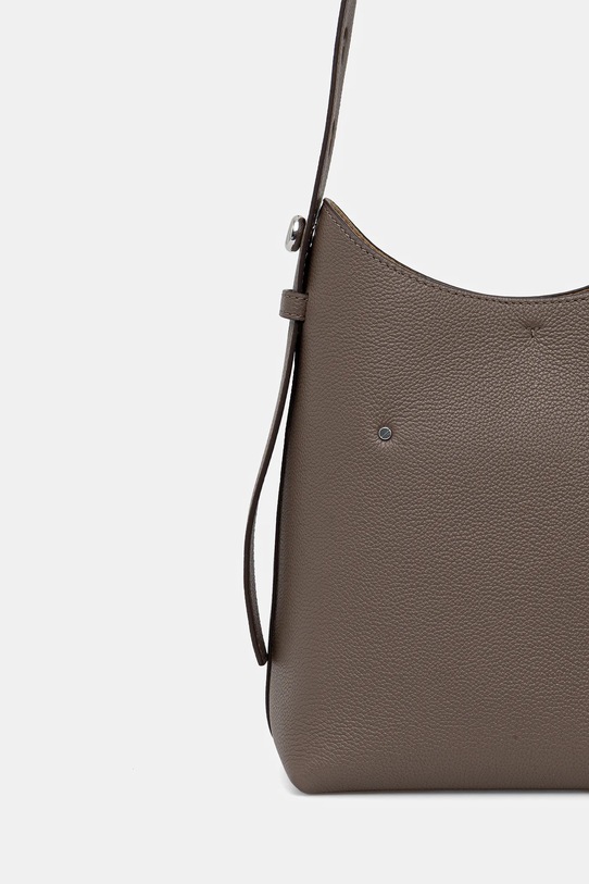 Akcesoria Tory Burch torebka skórzana Romy Small 175172.250 brązowy